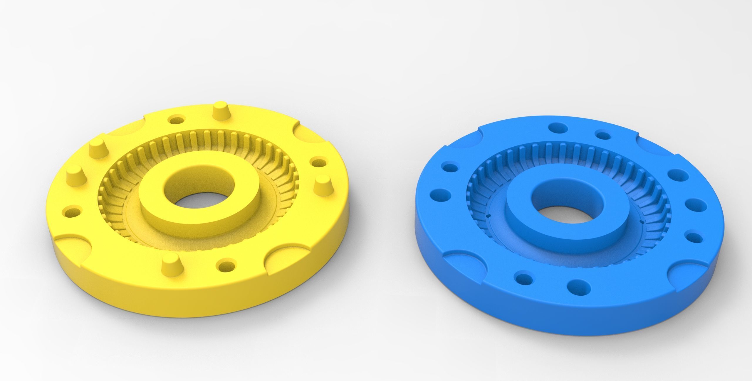 Mold for diecast tire 3 Scale 1 to 10 and 1 to 14 and 1 to 25 3D print model_2