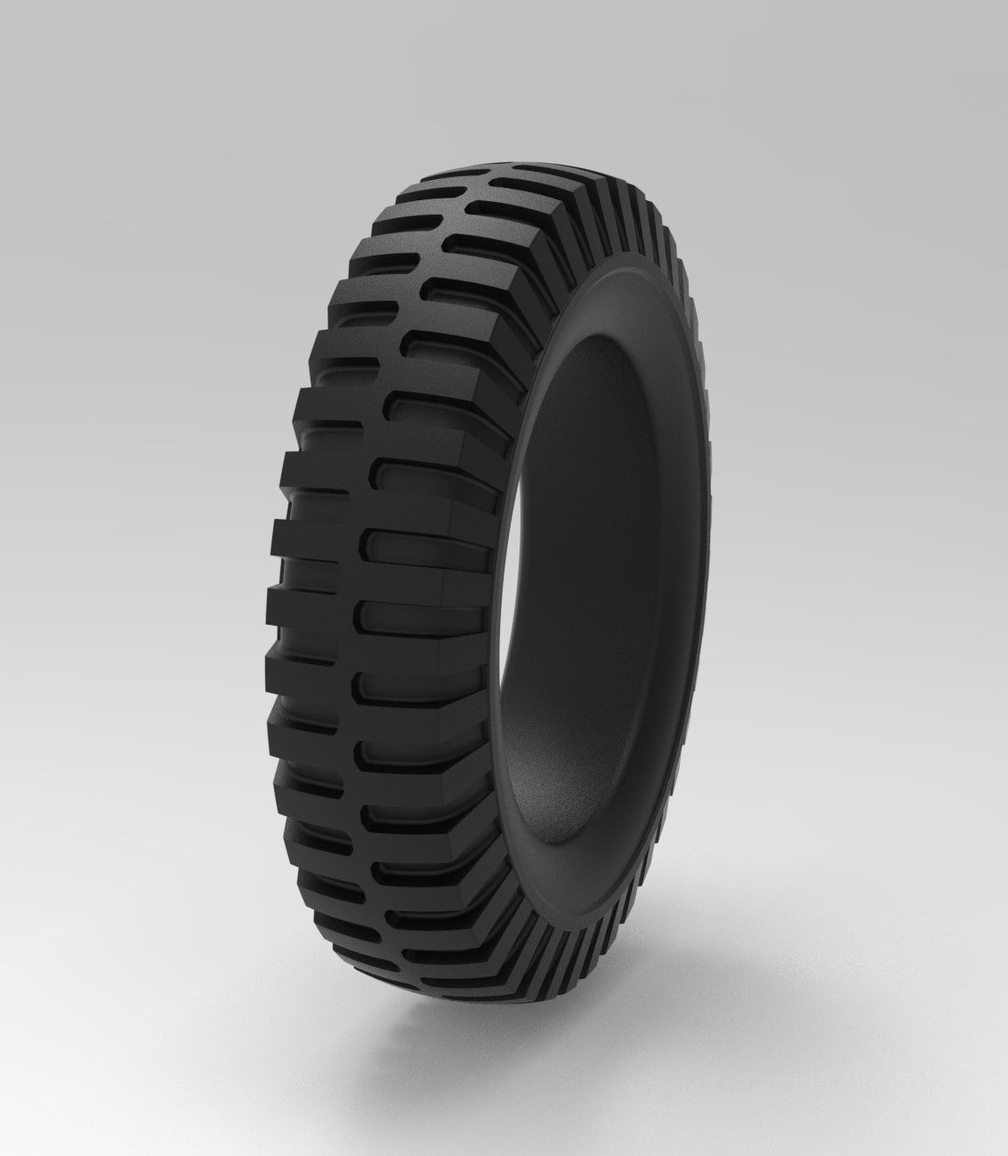 Mold for diecast tire 3 Scale 1 to 10 and 1 to 14 and 1 to 25 3D print model_6