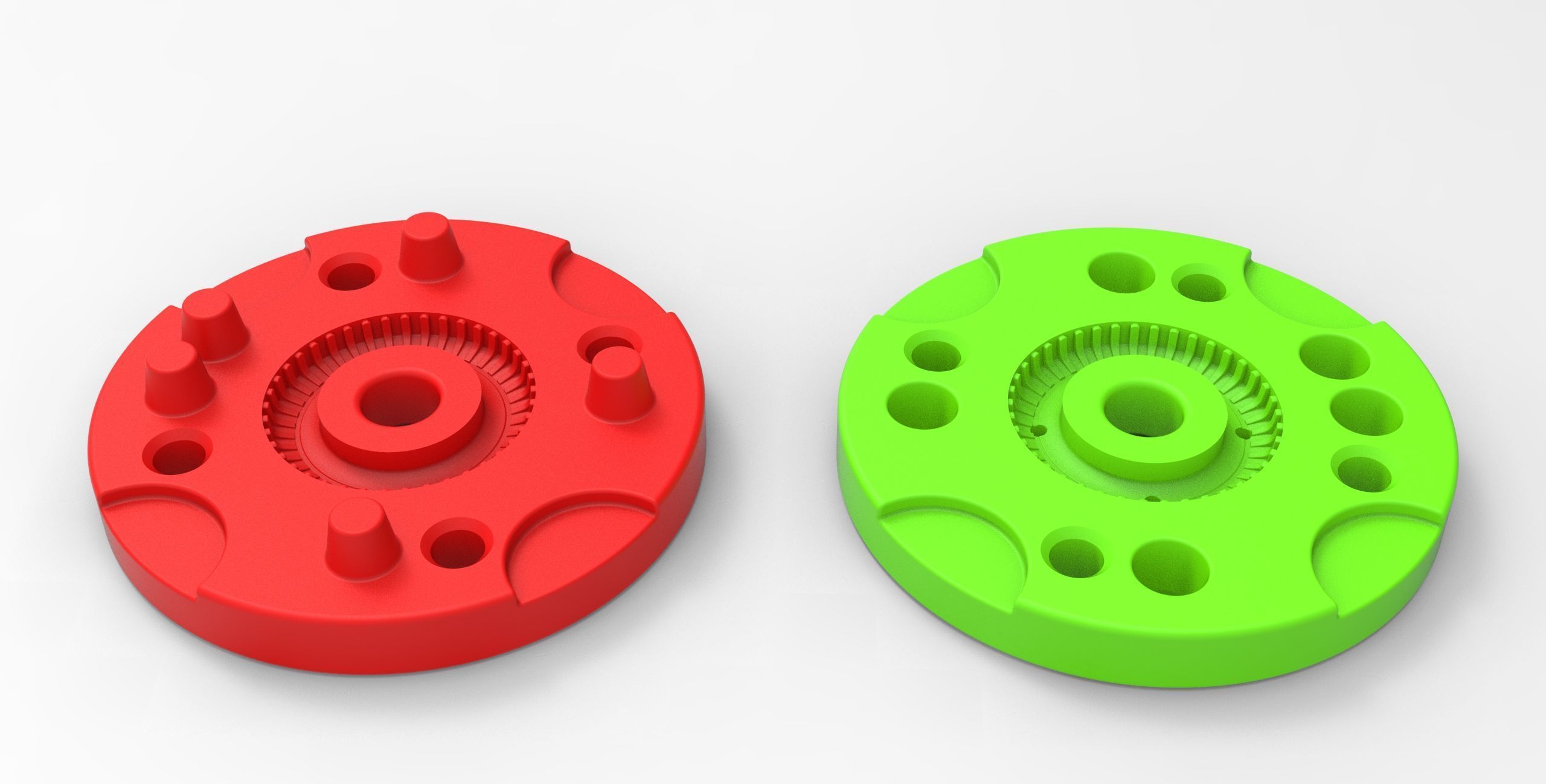 Mold for diecast tire 3 Scale 1 to 10 and 1 to 14 and 1 to 25 3D print model_12