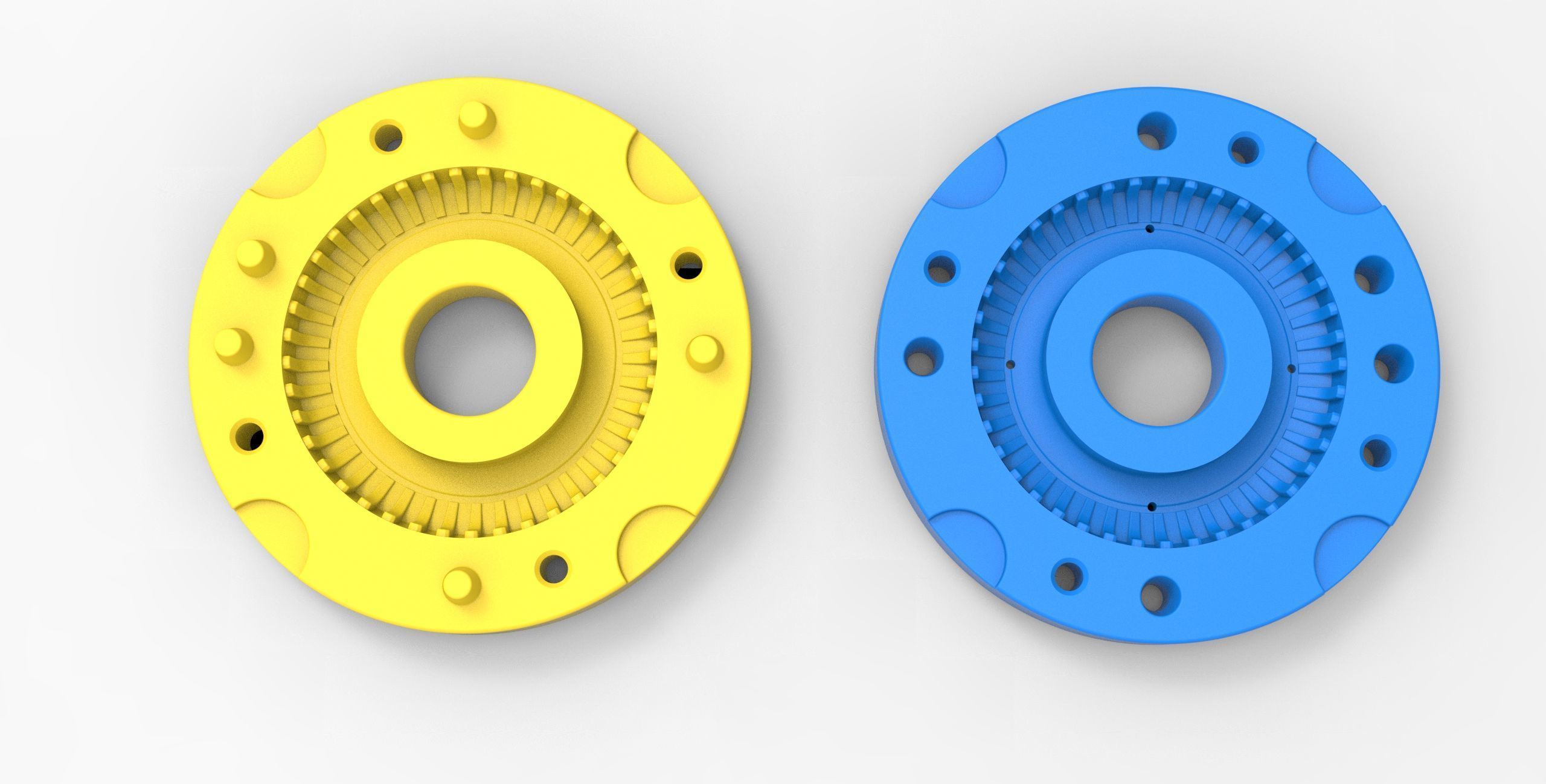 Mold for diecast tire 3 Scale 1 to 10 and 1 to 14 and 1 to 25 3D print model_3