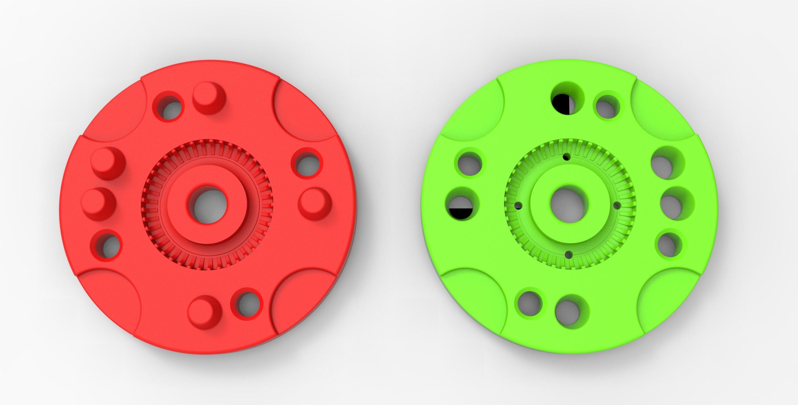 Mold for diecast tire 3 Scale 1 to 10 and 1 to 14 and 1 to 25 3D print model_13