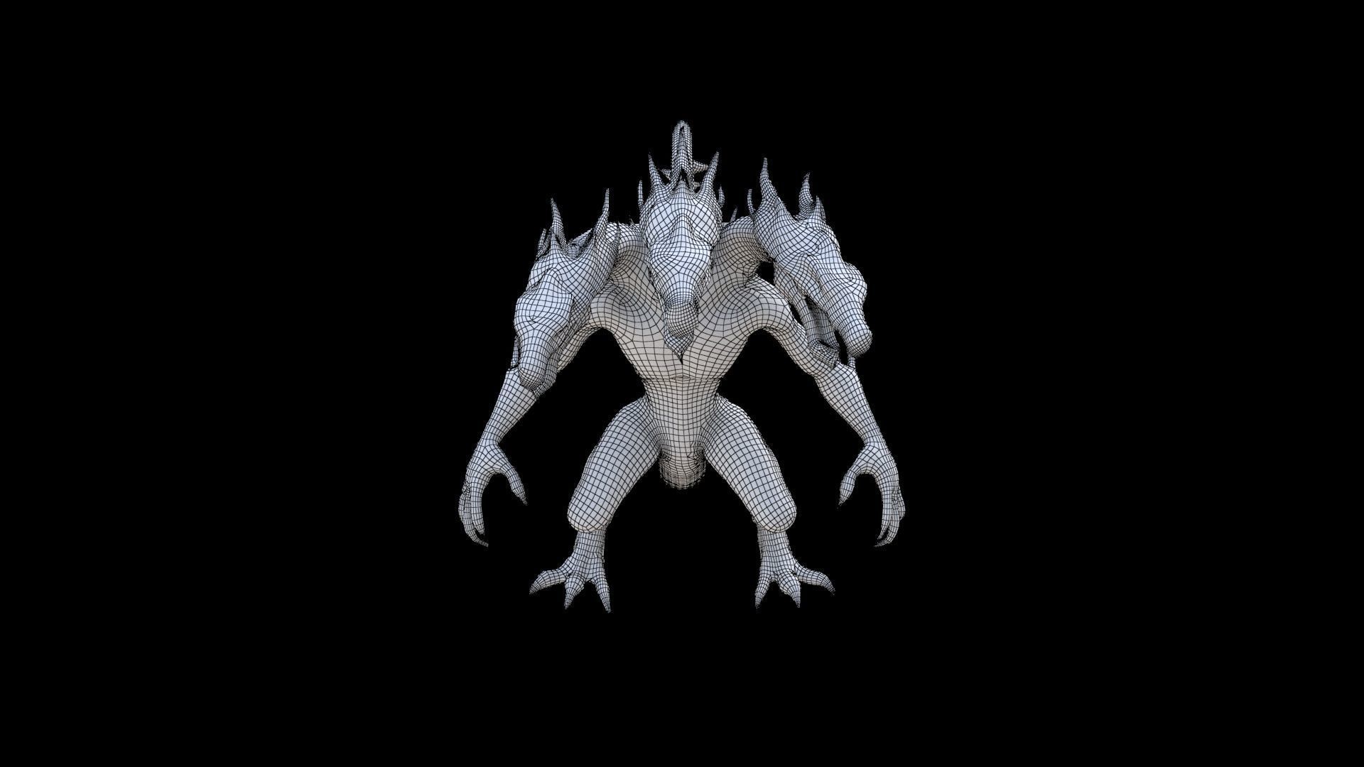 Monster046 3D model_6