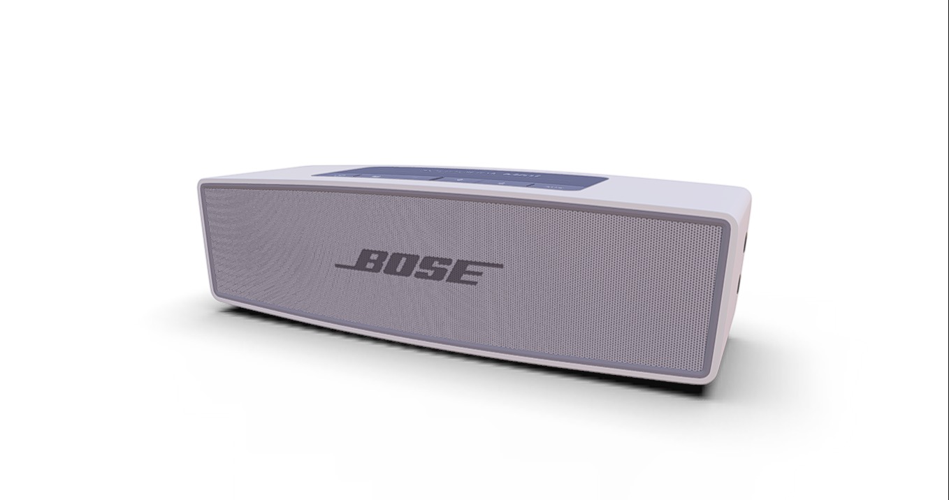 Bose Soundlink Mini white 3D model_1