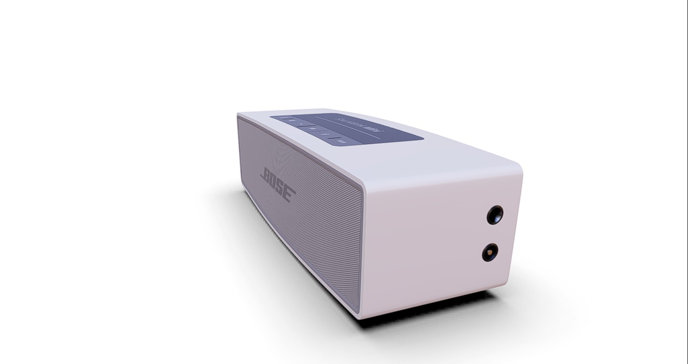 Bose Soundlink Mini white 3D model_2