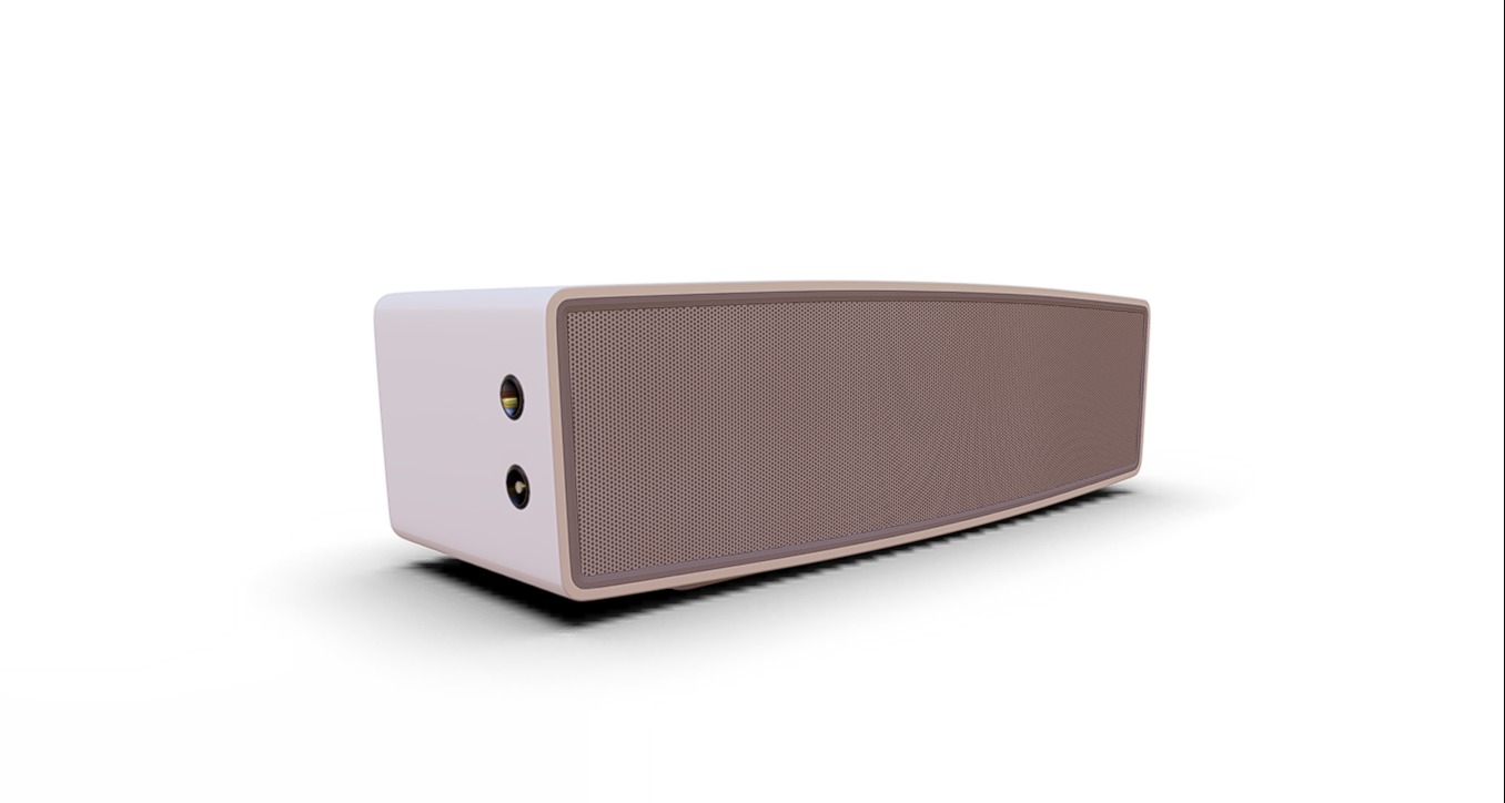 Bose Soundlink Mini white 3D model_3