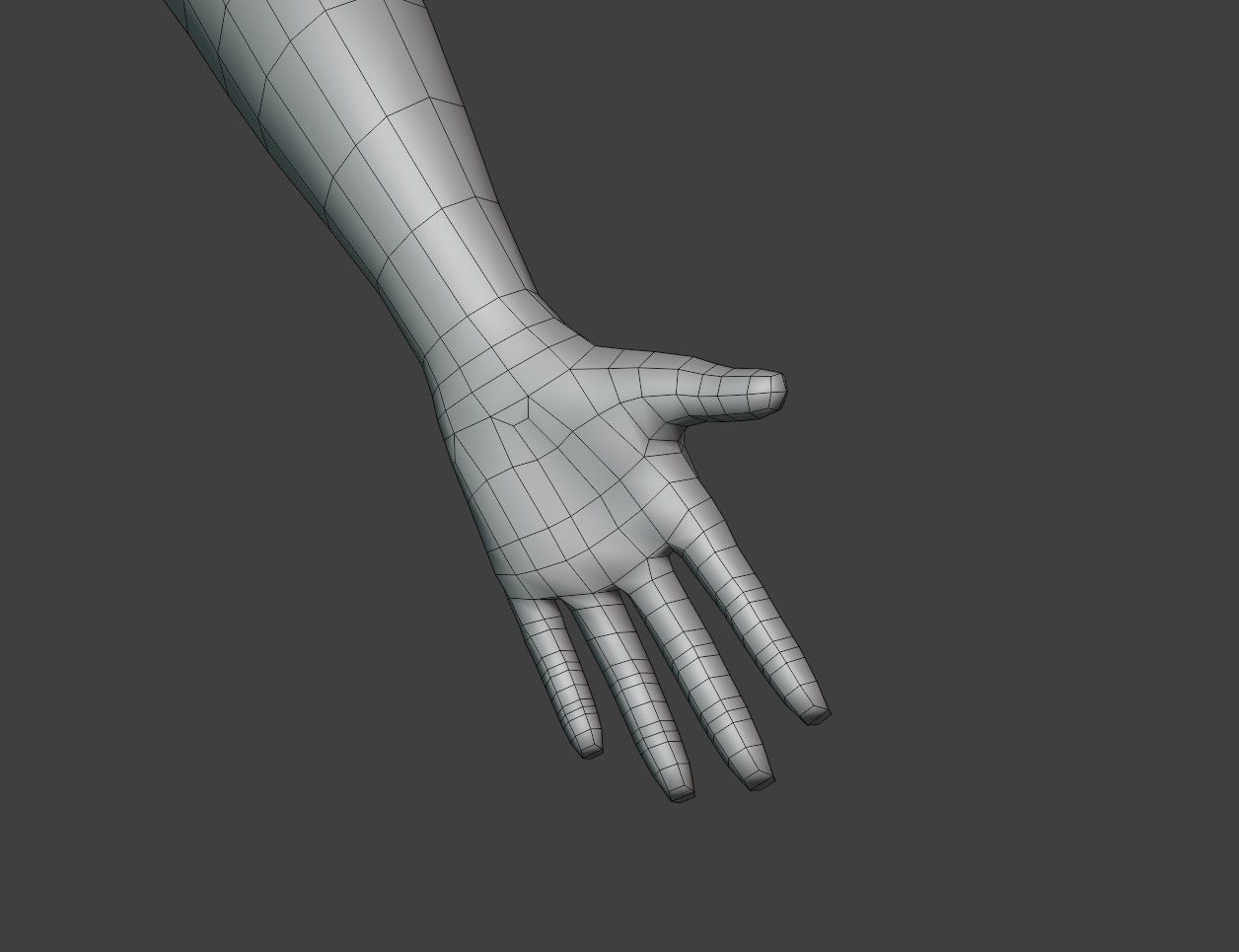 Male Base Mesh Free low-poly 3D model_5