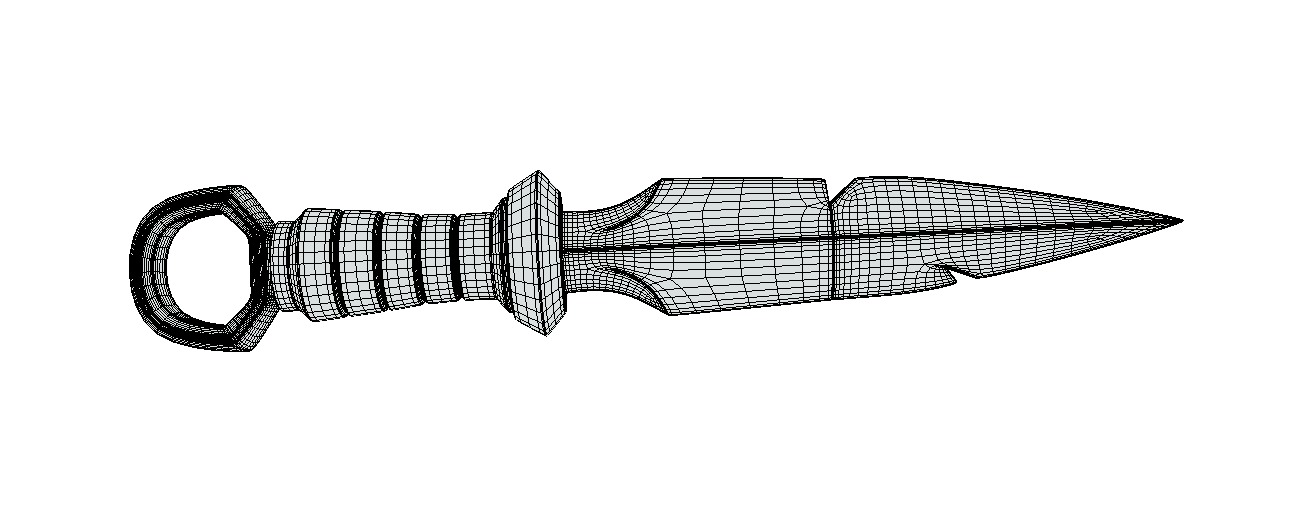 Medieval Dagger Authentic 3D Model for Historical Visualizations 3D model_11