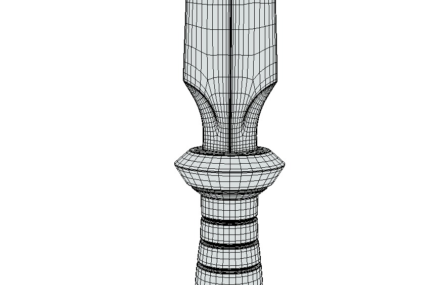 Medieval Dagger Authentic 3D Model for Historical Visualizations 3D model_13