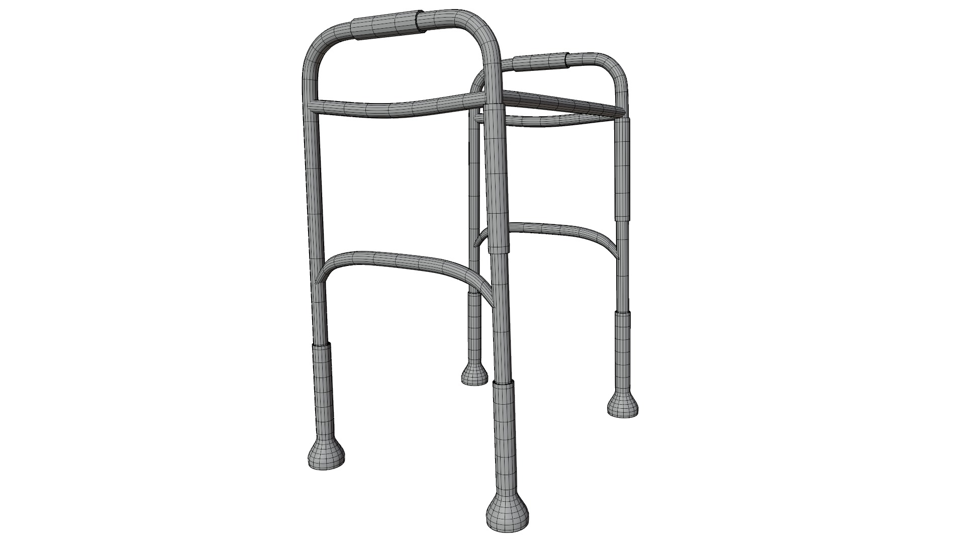 Walker Low-poly 3D model_9