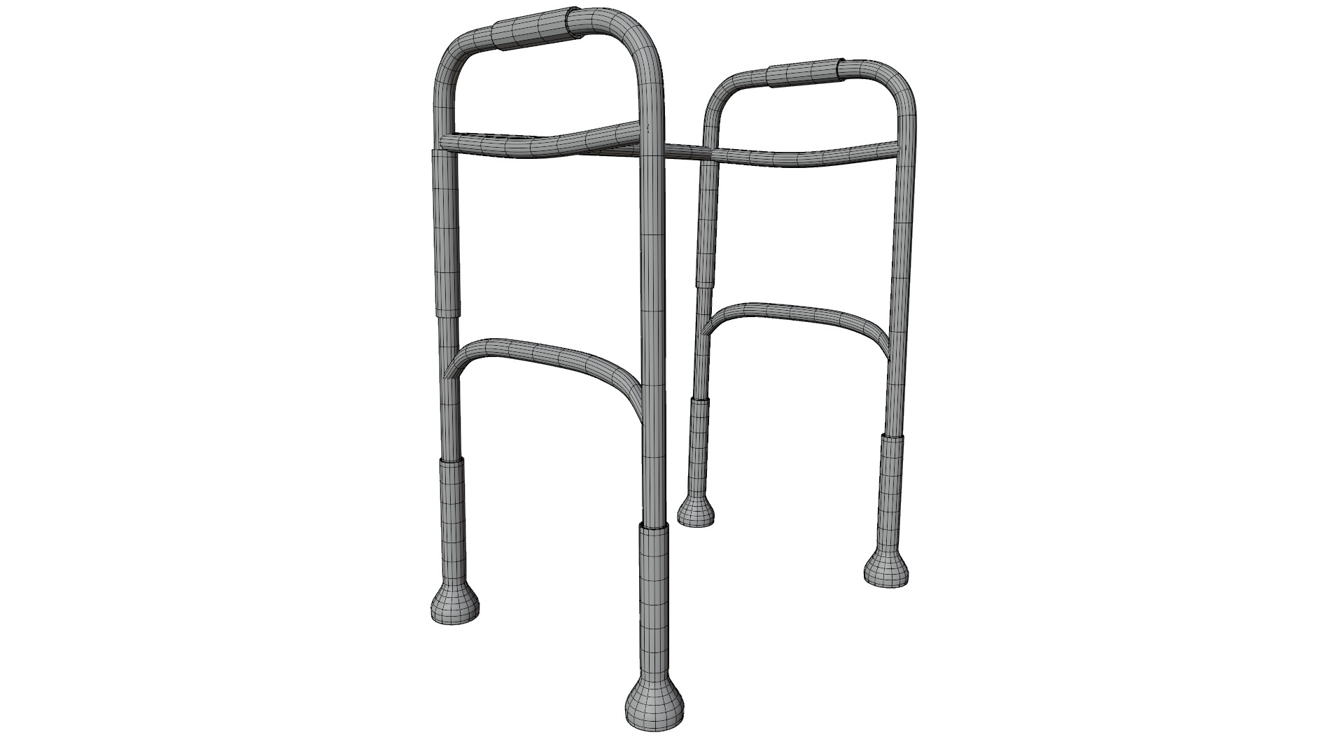 Walker Low-poly 3D model_14