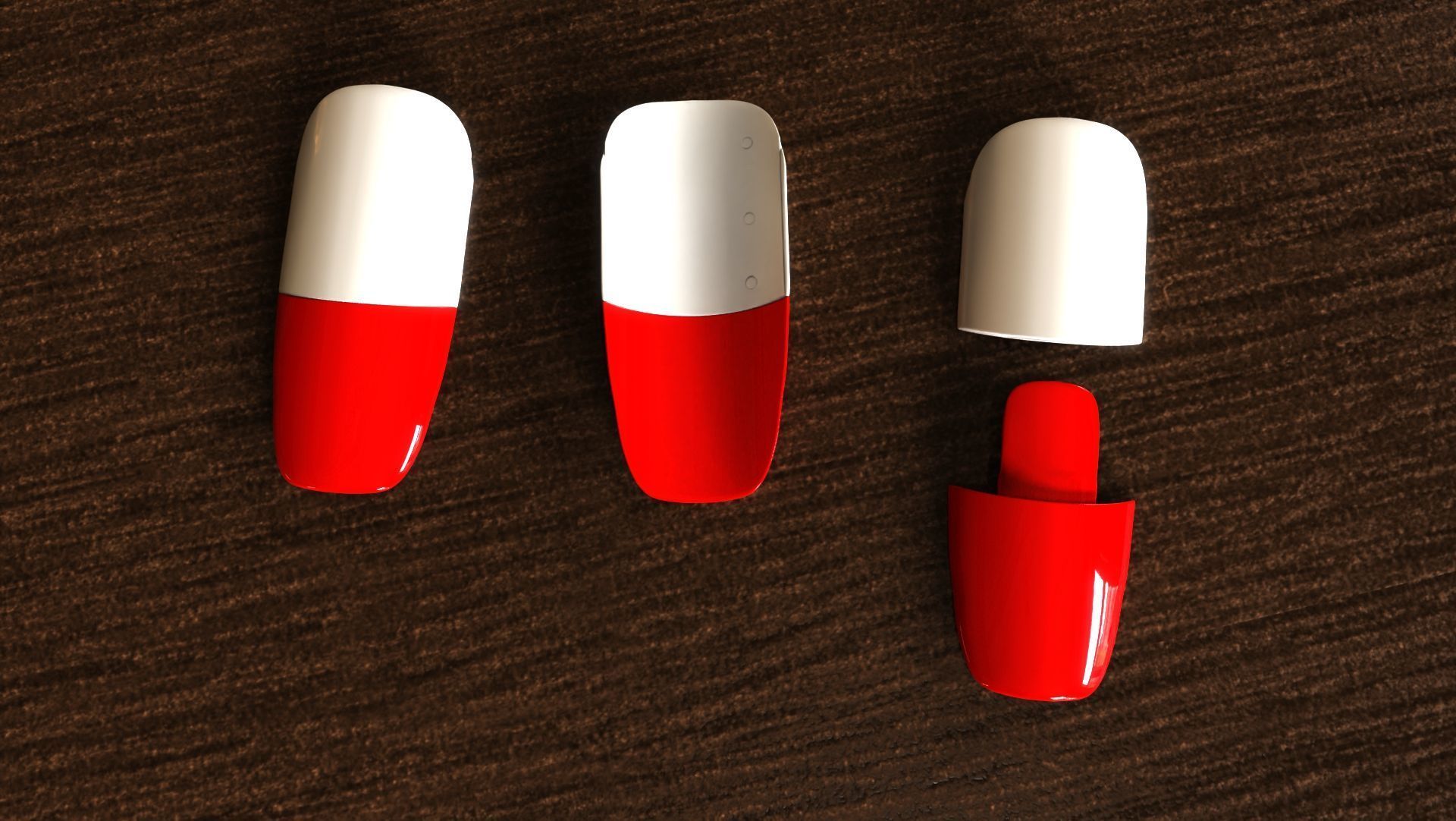 Nails Clips Model 3D print model_1