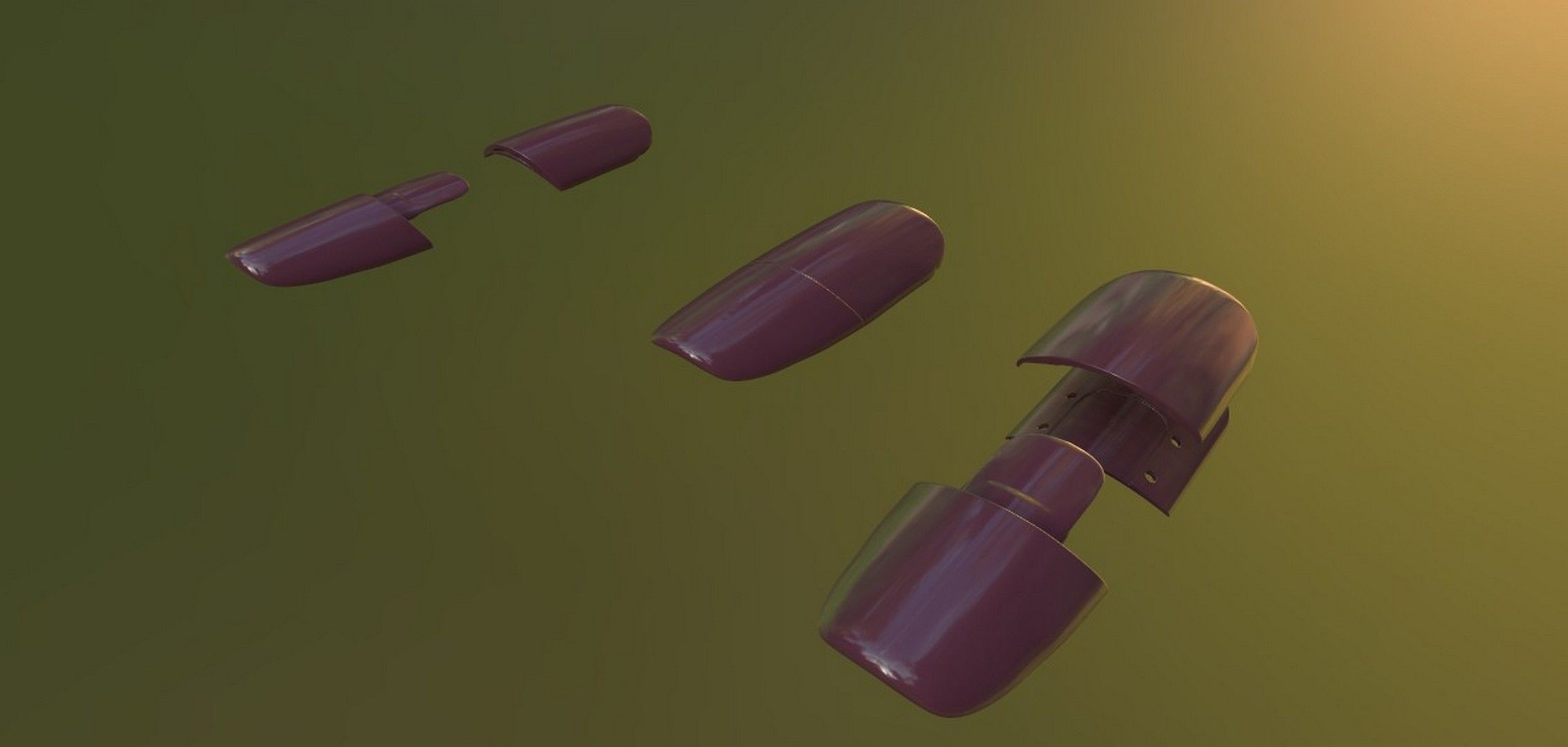 Nails Clips Model 3D print model_27