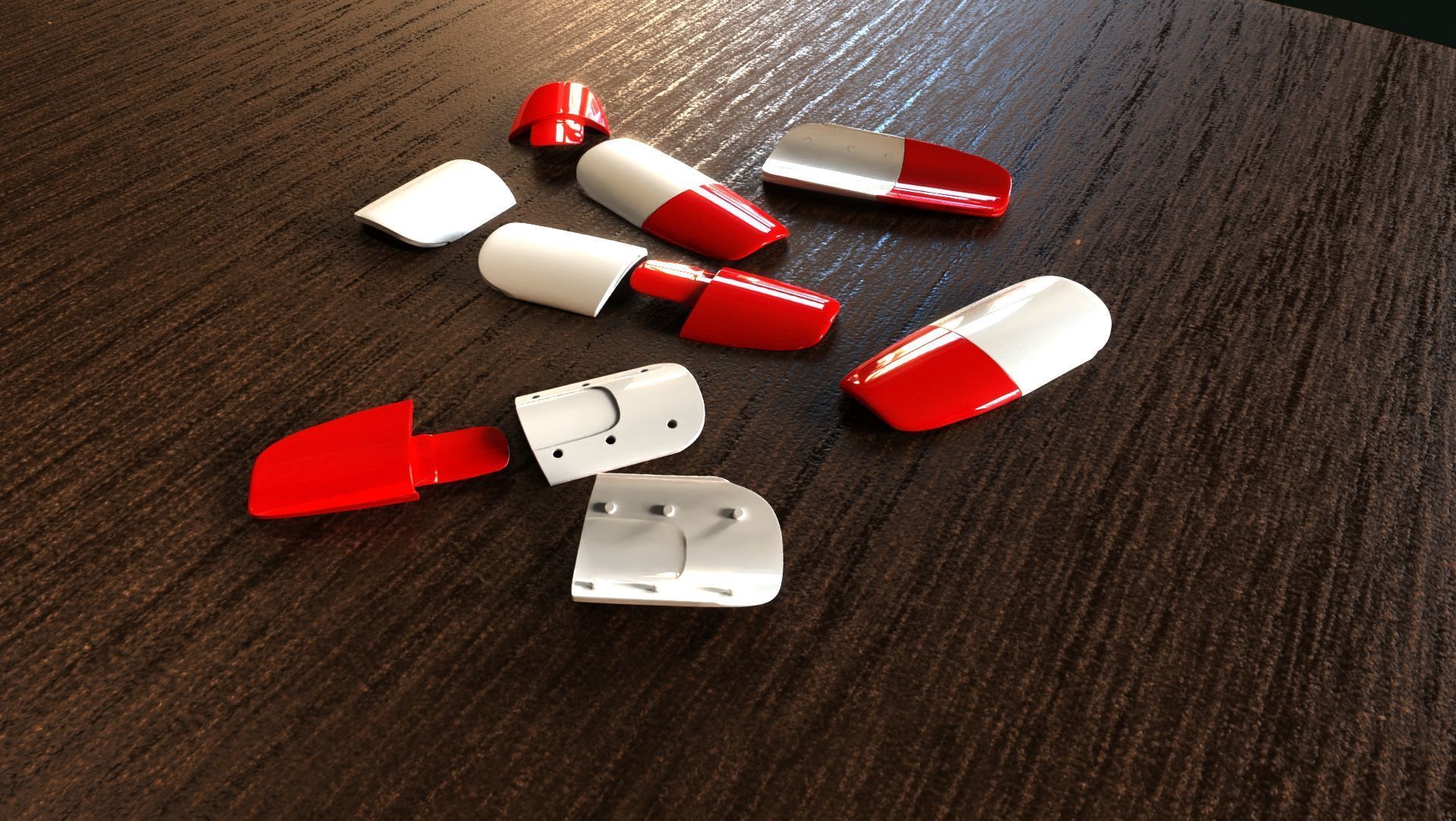 Nails Clips Model 3D print model_3