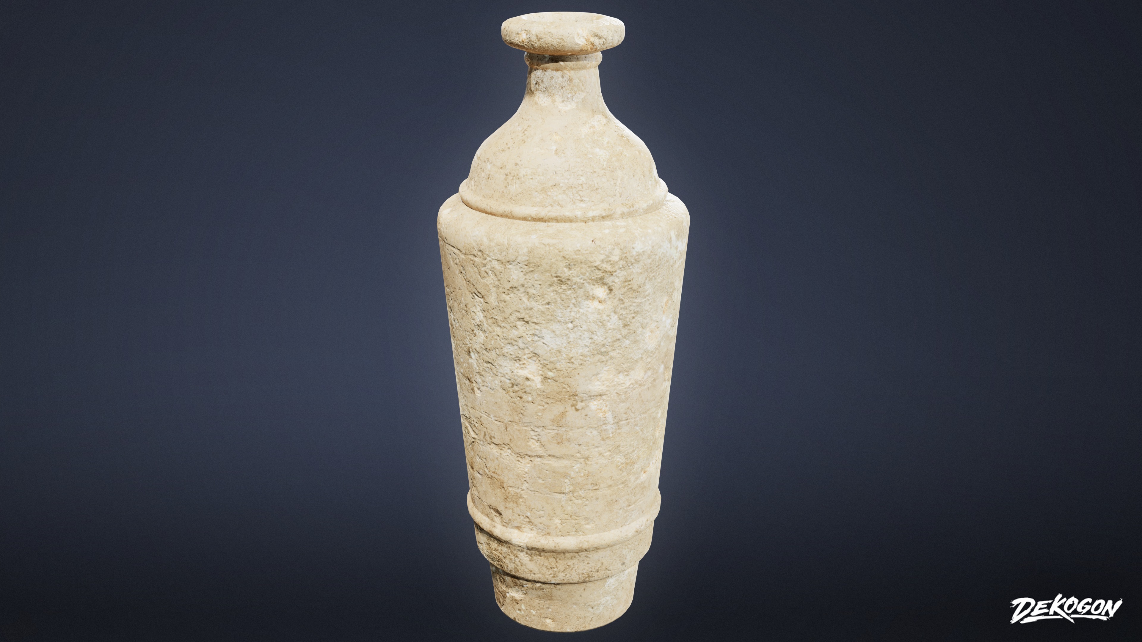 ANCIENT RUINS - Pottery 01 - LOW POLY Low-poly 3D model_5