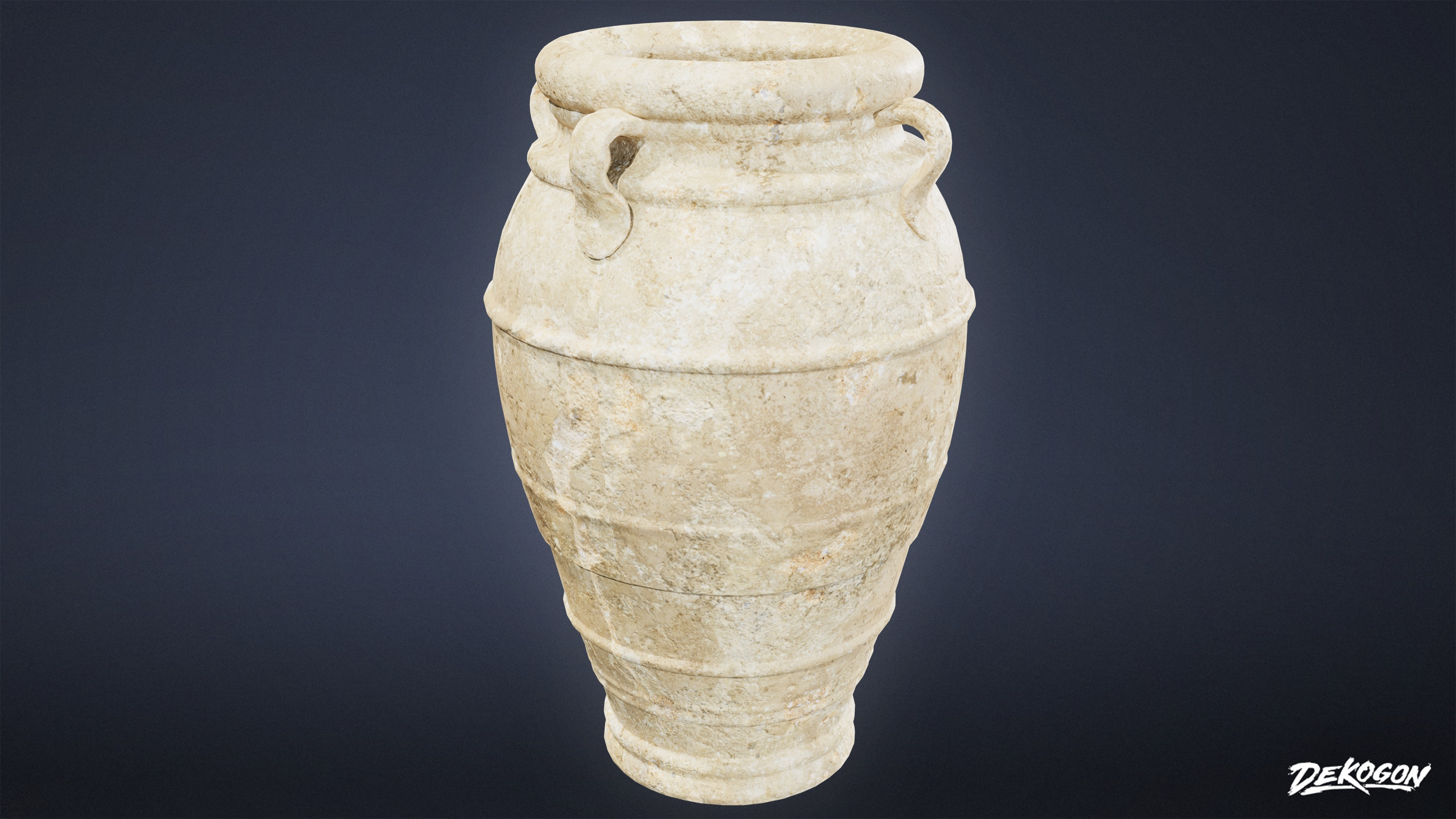 ANCIENT RUINS - Pottery 01 - LOW POLY Low-poly 3D model_1