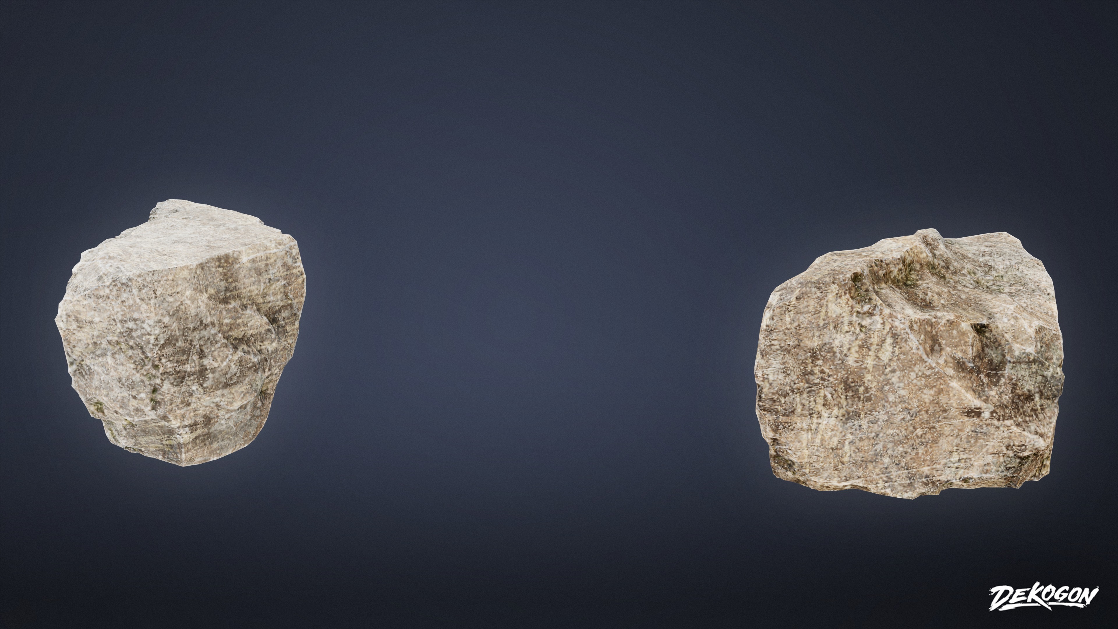 ANCIENT RUINS - Stair Step 01 - LOW POLY Low-poly 3D model_6