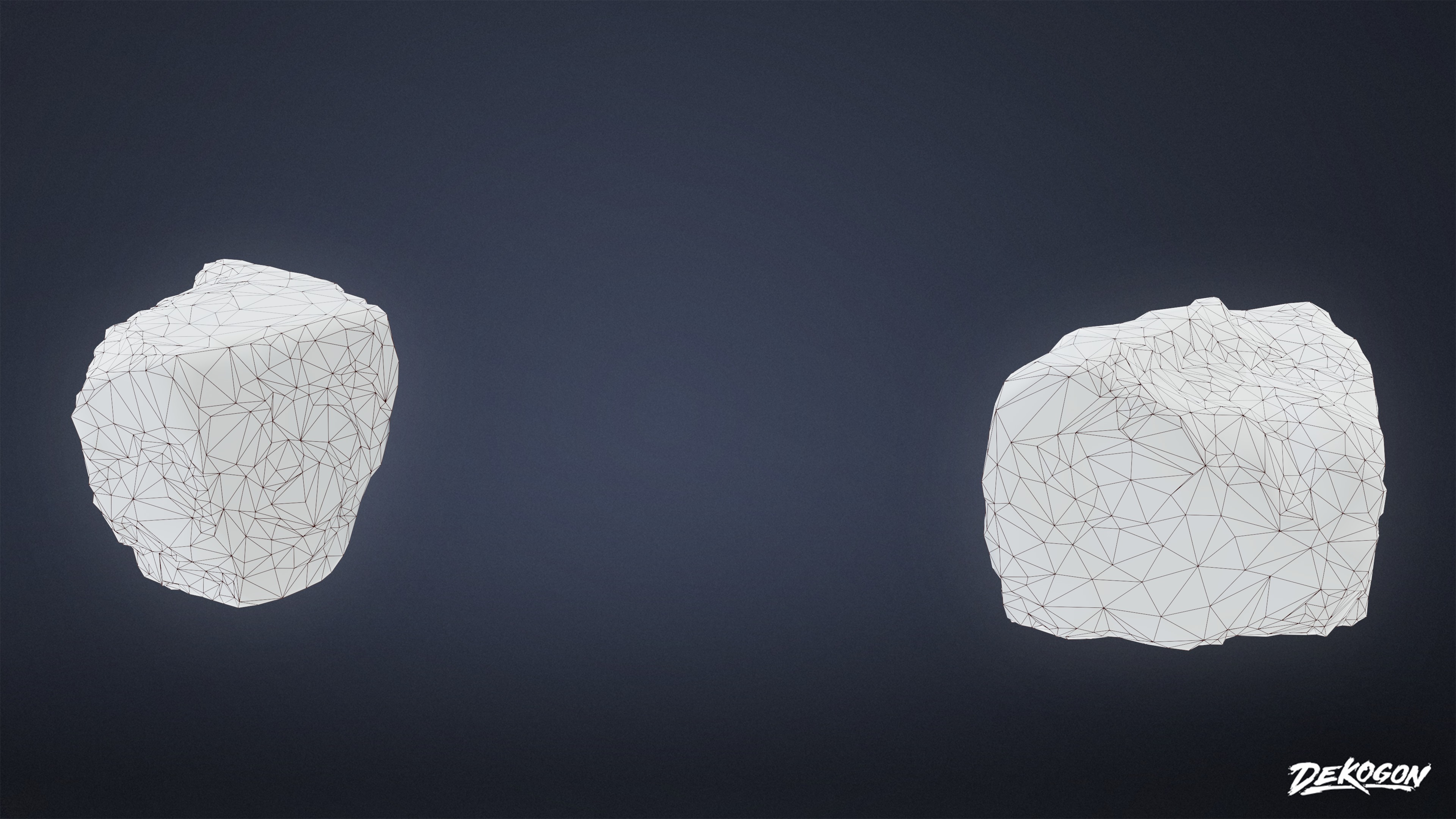 ANCIENT RUINS - Stair Step 01 - LOW POLY Low-poly 3D model_7