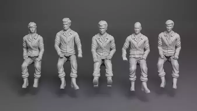 Fantastic voyage 1966 sitting figures