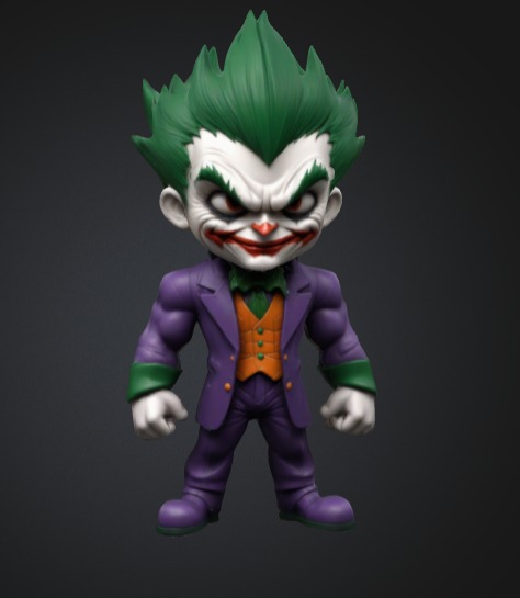 joker chibi 3D print model_1