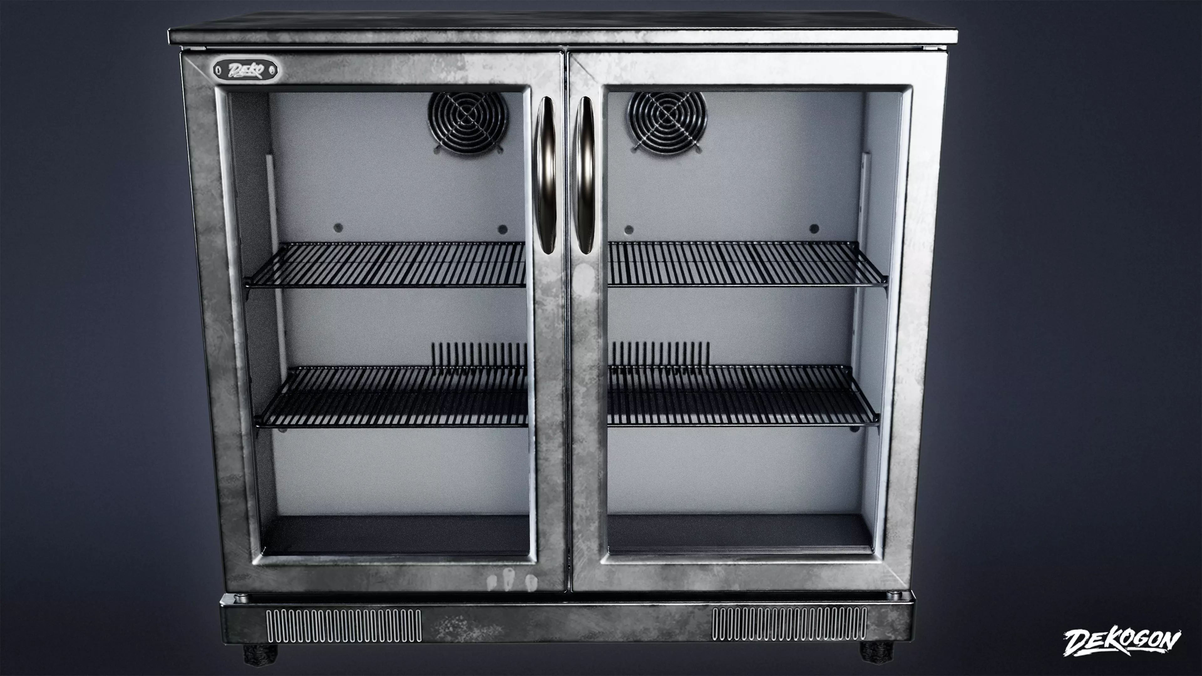 DIVE BAR - Bar Cooler 01 - LOW POLY Low-poly 3D model