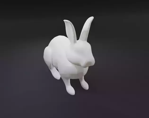 Realistic Bunny Sculpt  3D print model