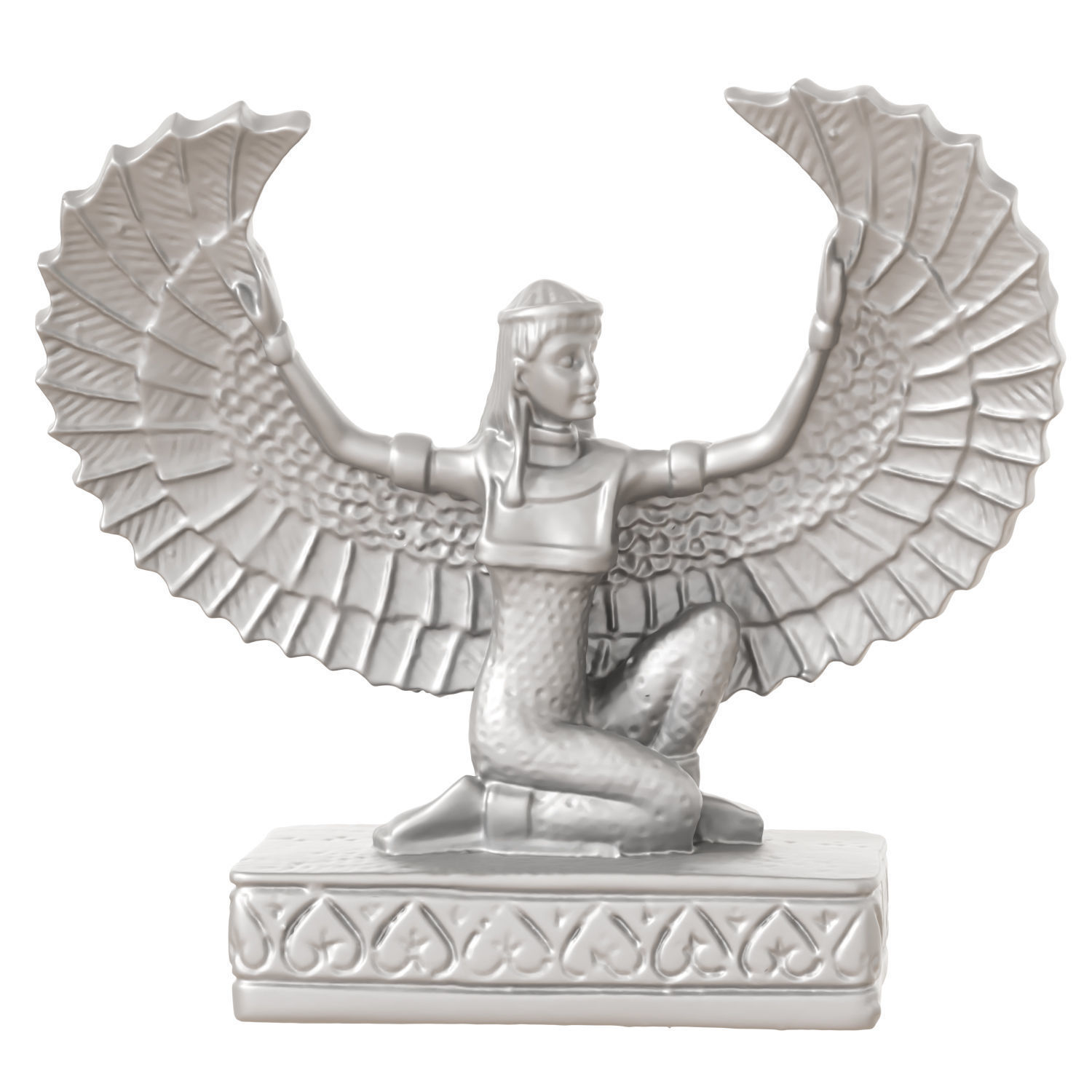 Egyptian figurine Goddess Isis 3D model_4
