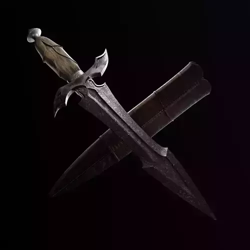 Nordic dagger  Game ready  Sculpt mesh