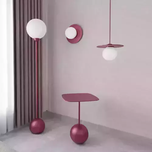 Modern set accessories lamp table 