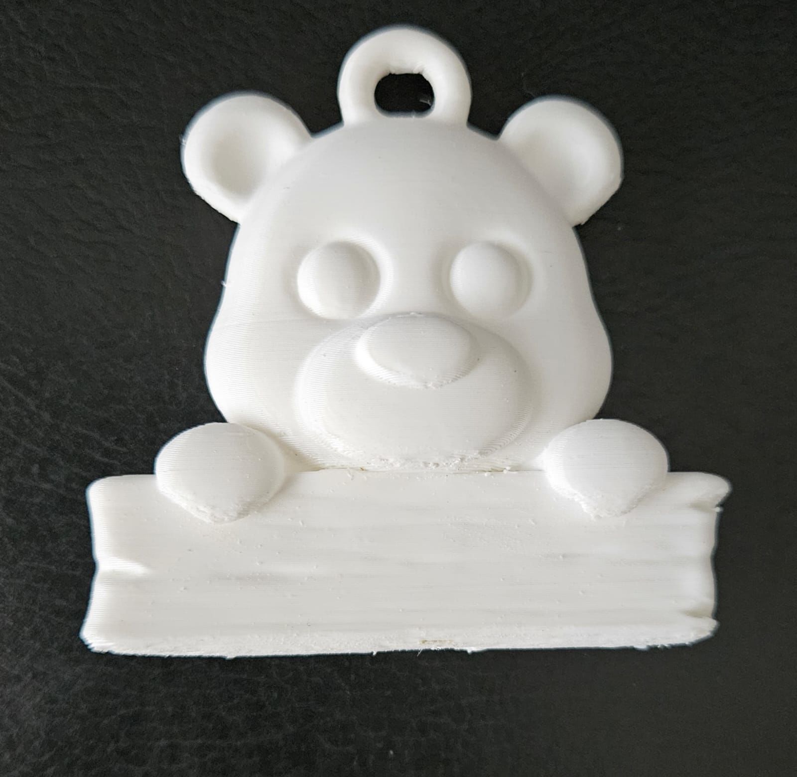 Bear Wooden Sign 3D print model_11