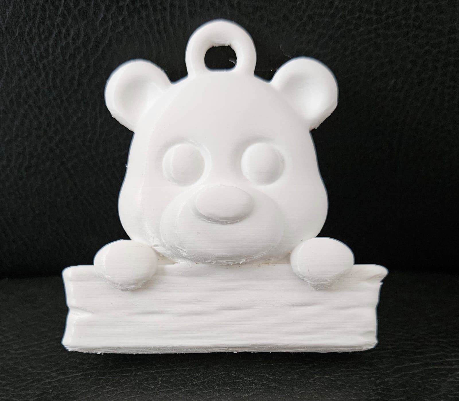 Bear Wooden Sign 3D print model_4