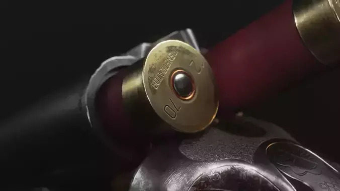 DoubleBarrel shotgun IZH54  Game ready