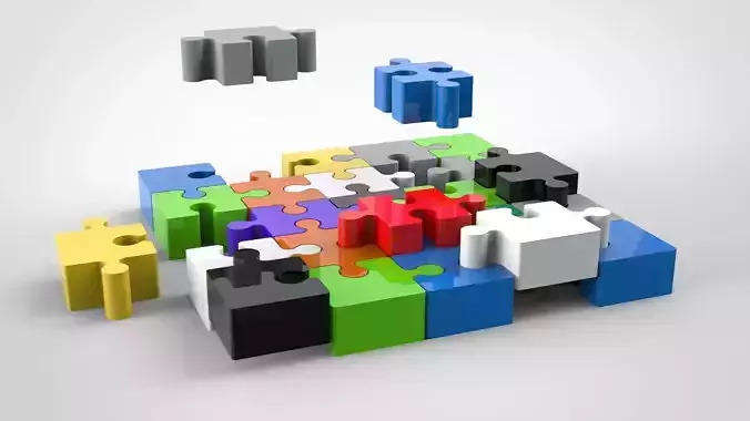Puzzle 3D print model
