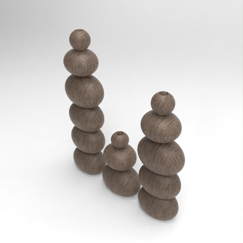 flower vase decor  3D print model_5