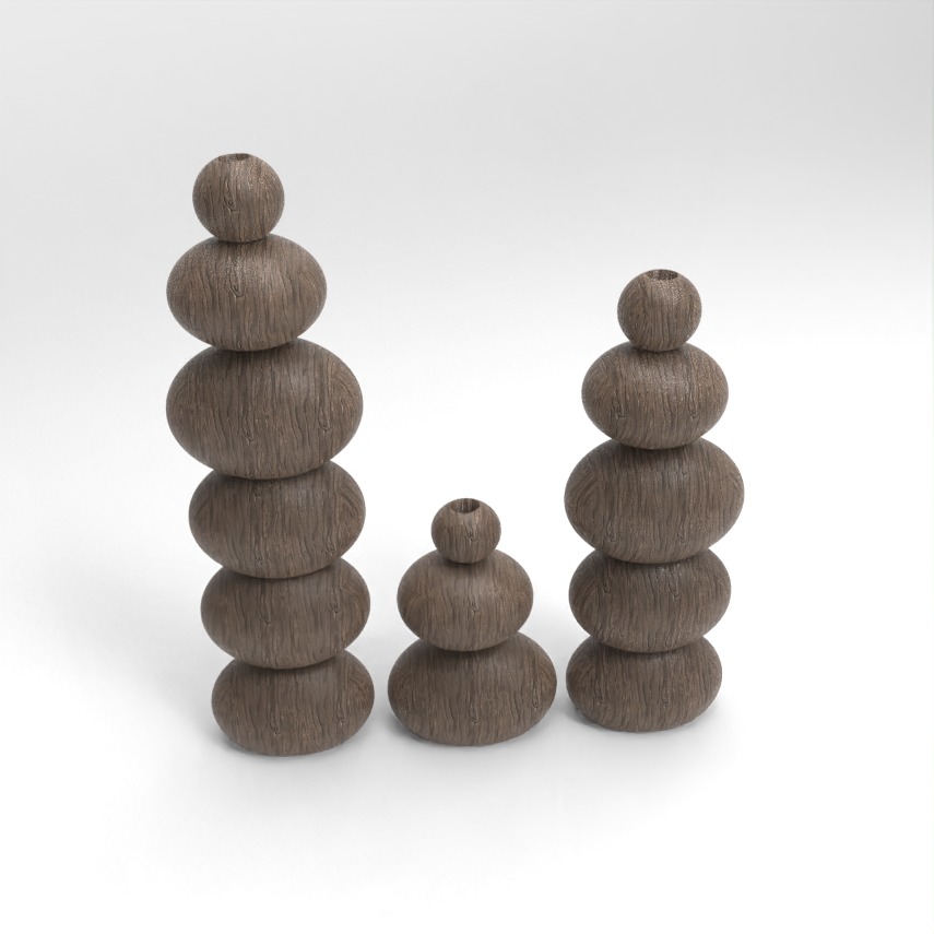 flower vase decor  3D print model_4