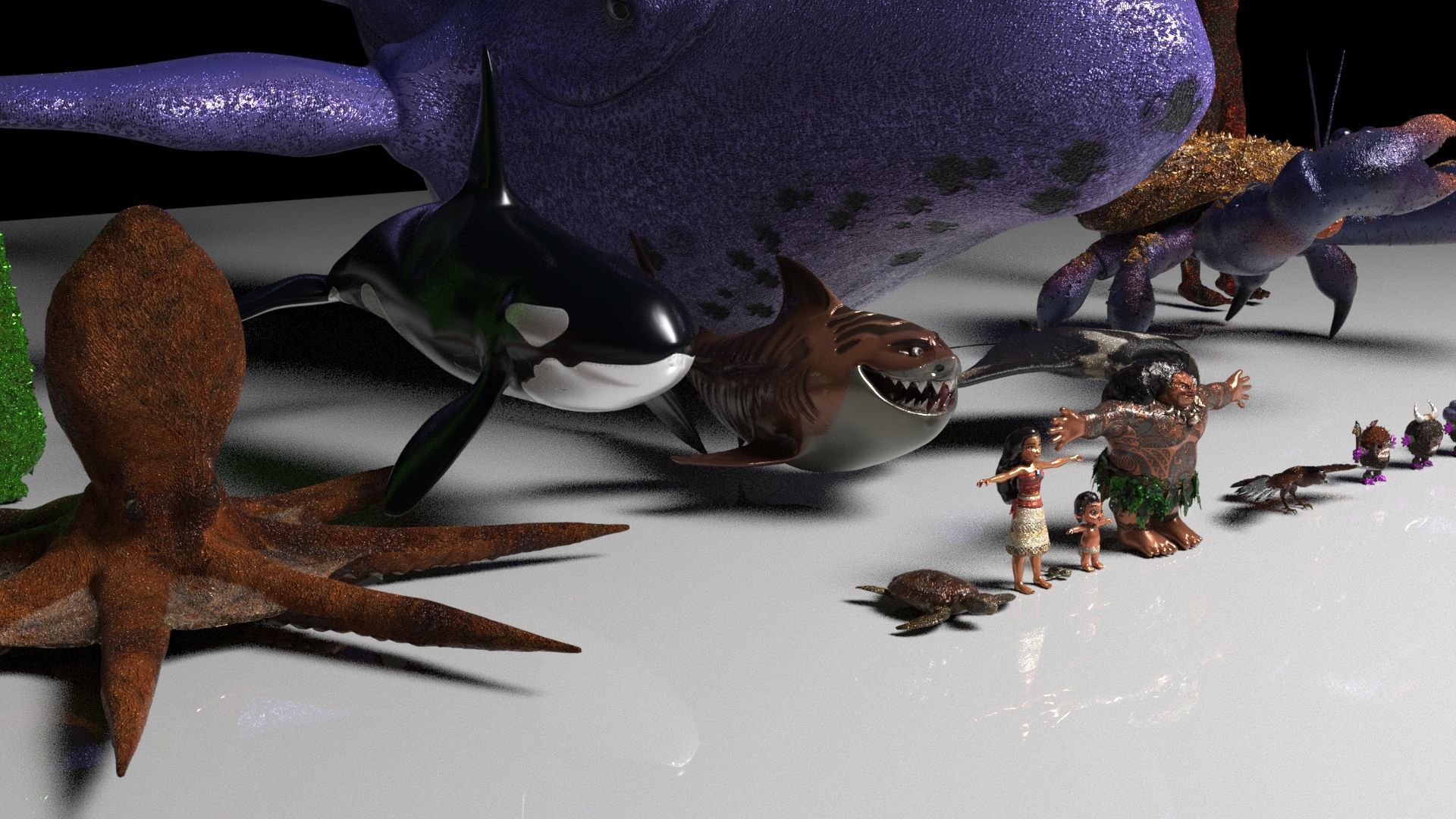 Moana  Characters Pack 20 3D model_21