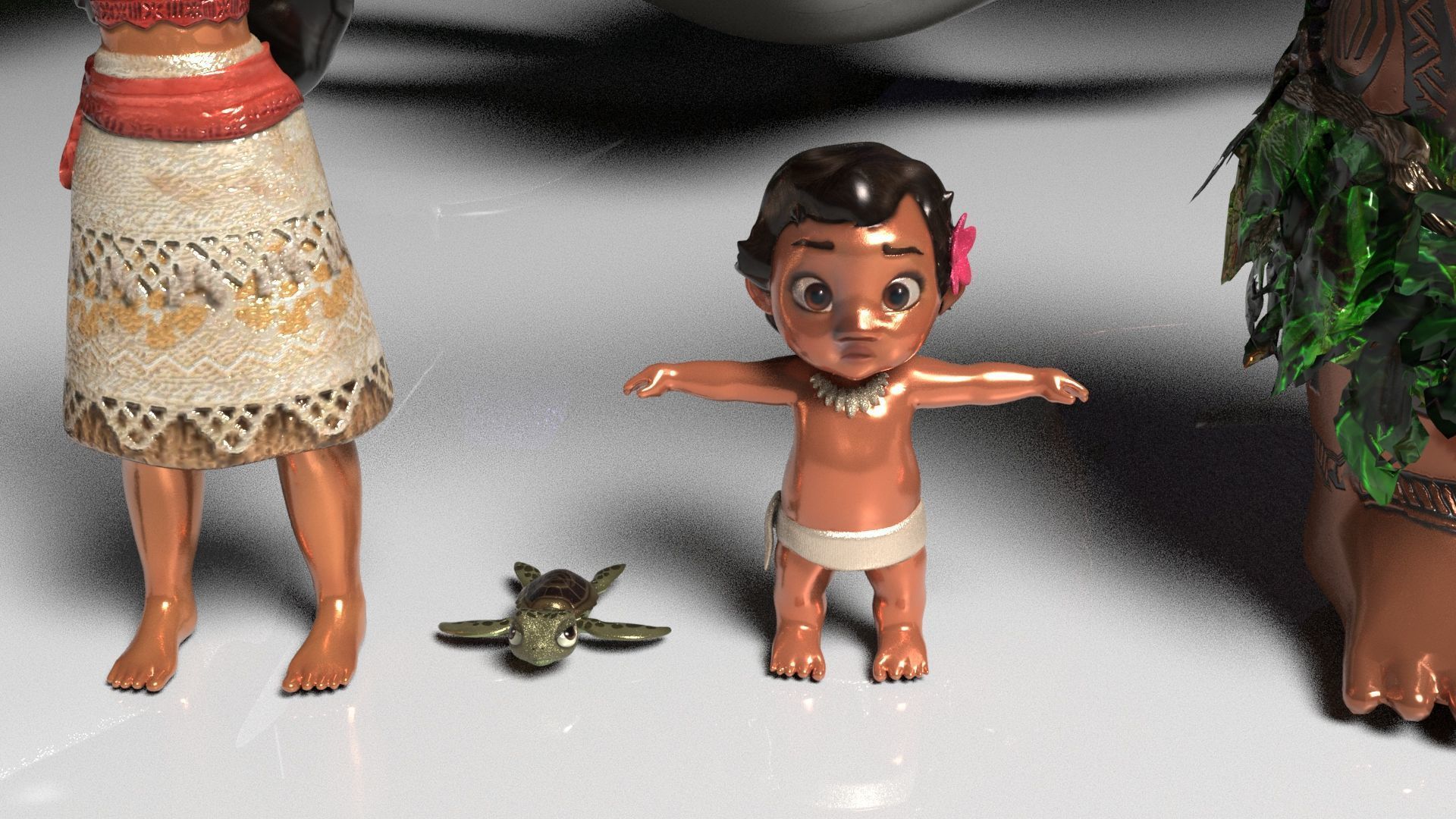 Moana  Characters Pack 20 3D model_2