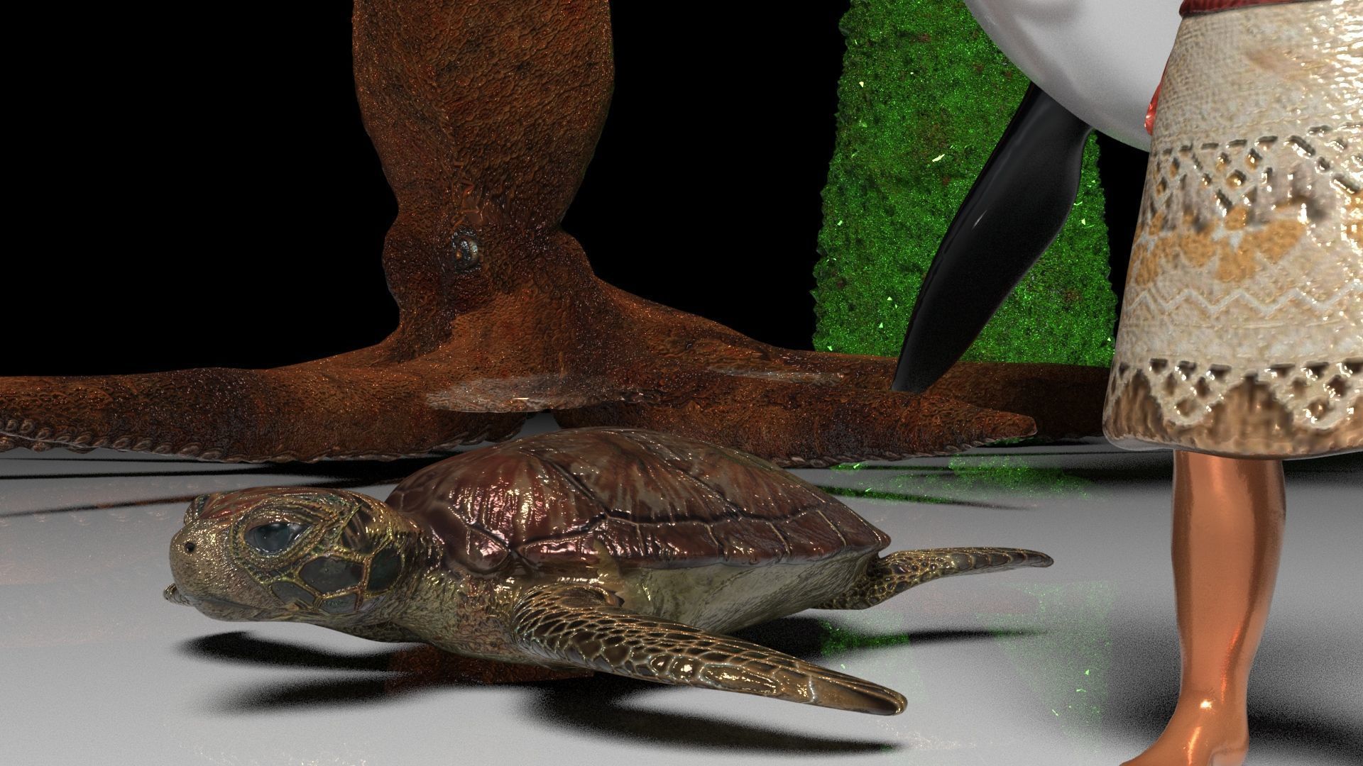 Moana  Characters Pack 20 3D model_6