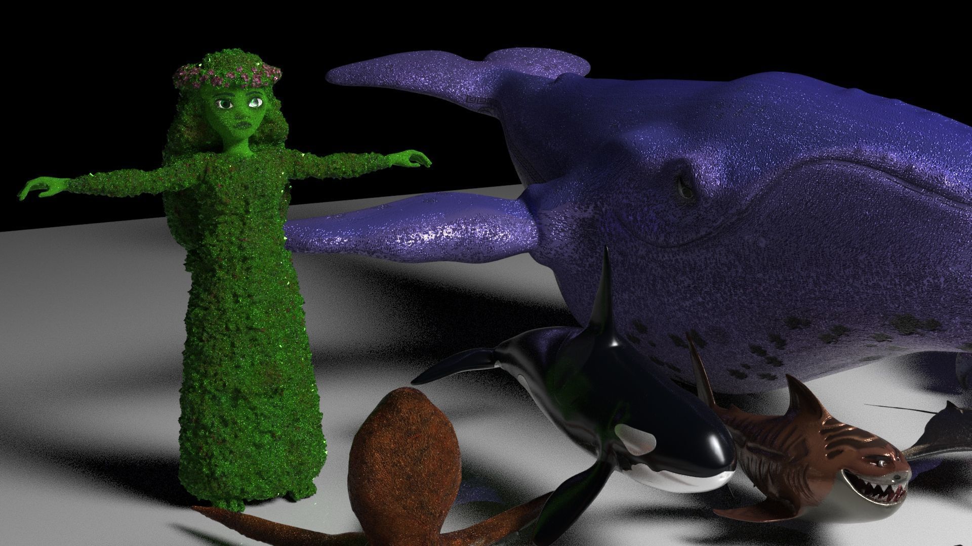 Moana  Characters Pack 20 3D model_8