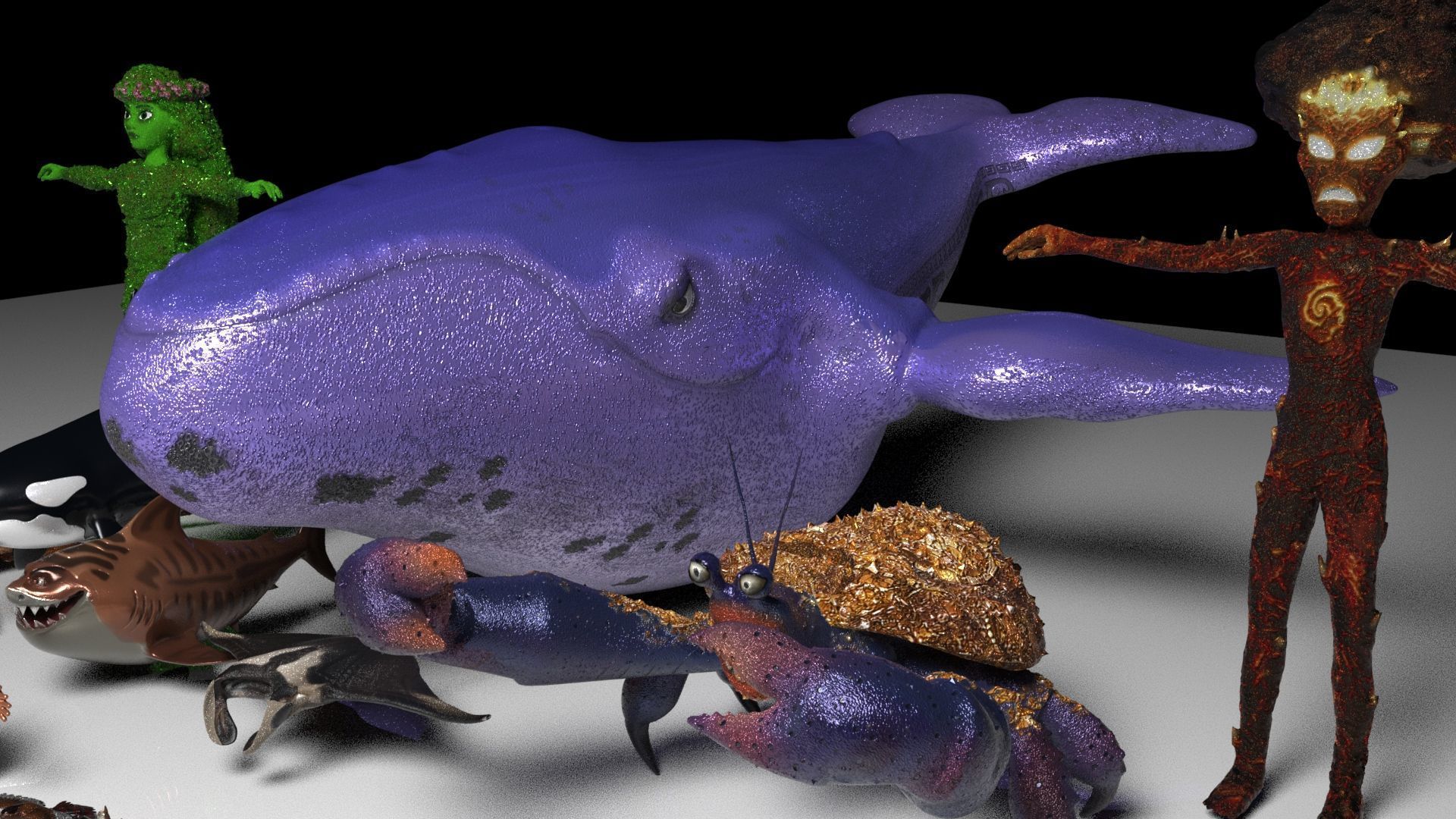 Moana  Characters Pack 20 3D model_15