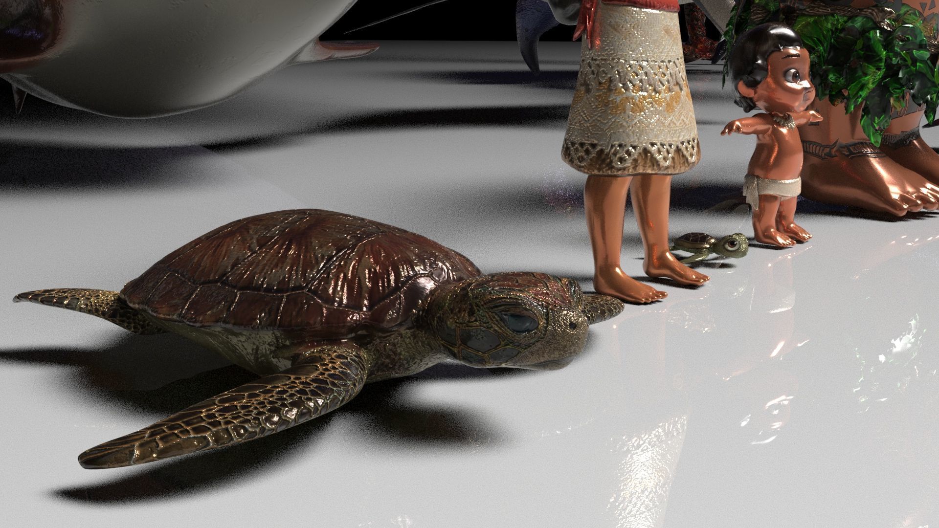 Moana  Characters Pack 20 3D model_5