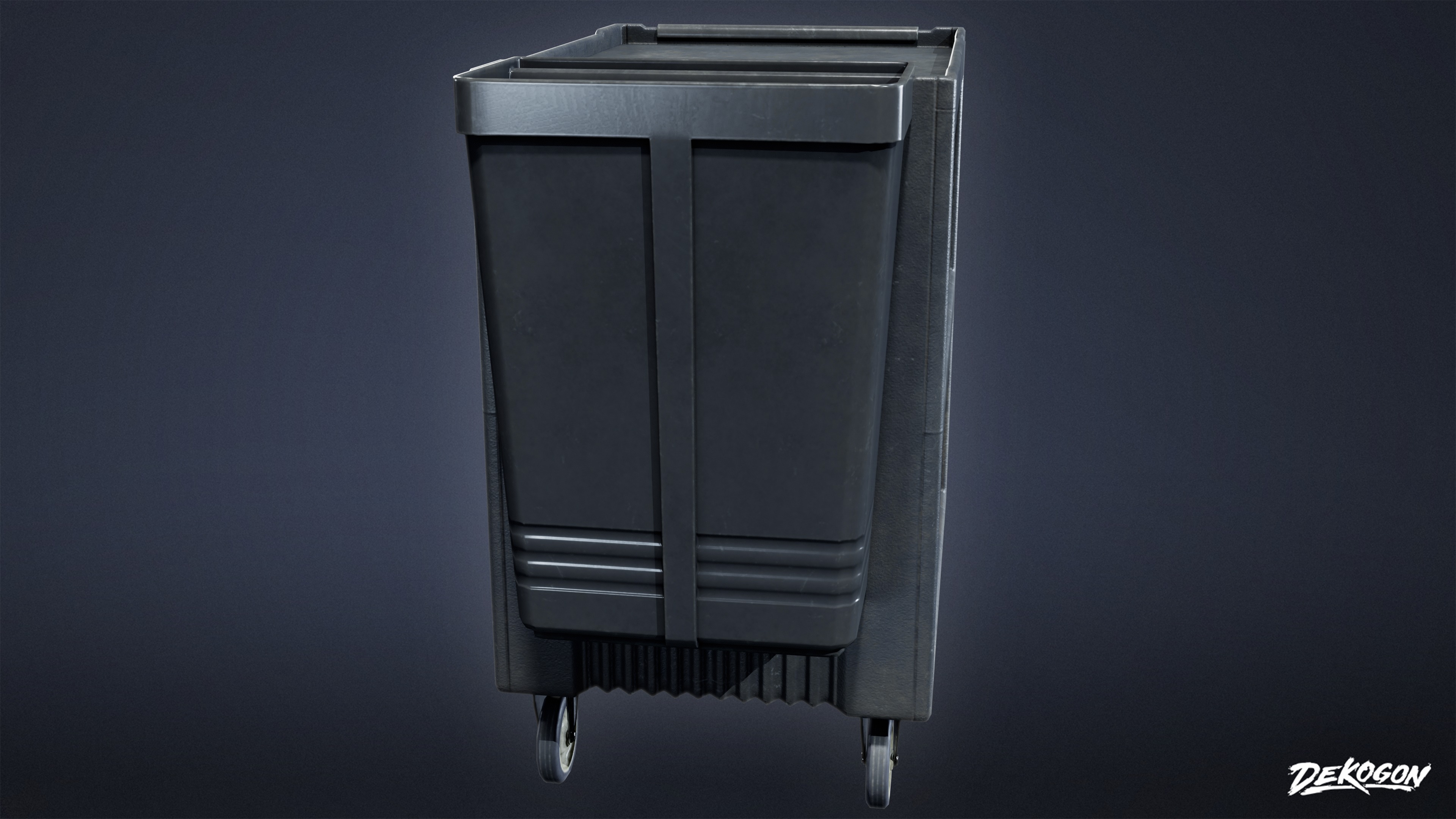 DIVE BAR - Bus Cart 01 - LOW POLY Low-poly 3D model_2