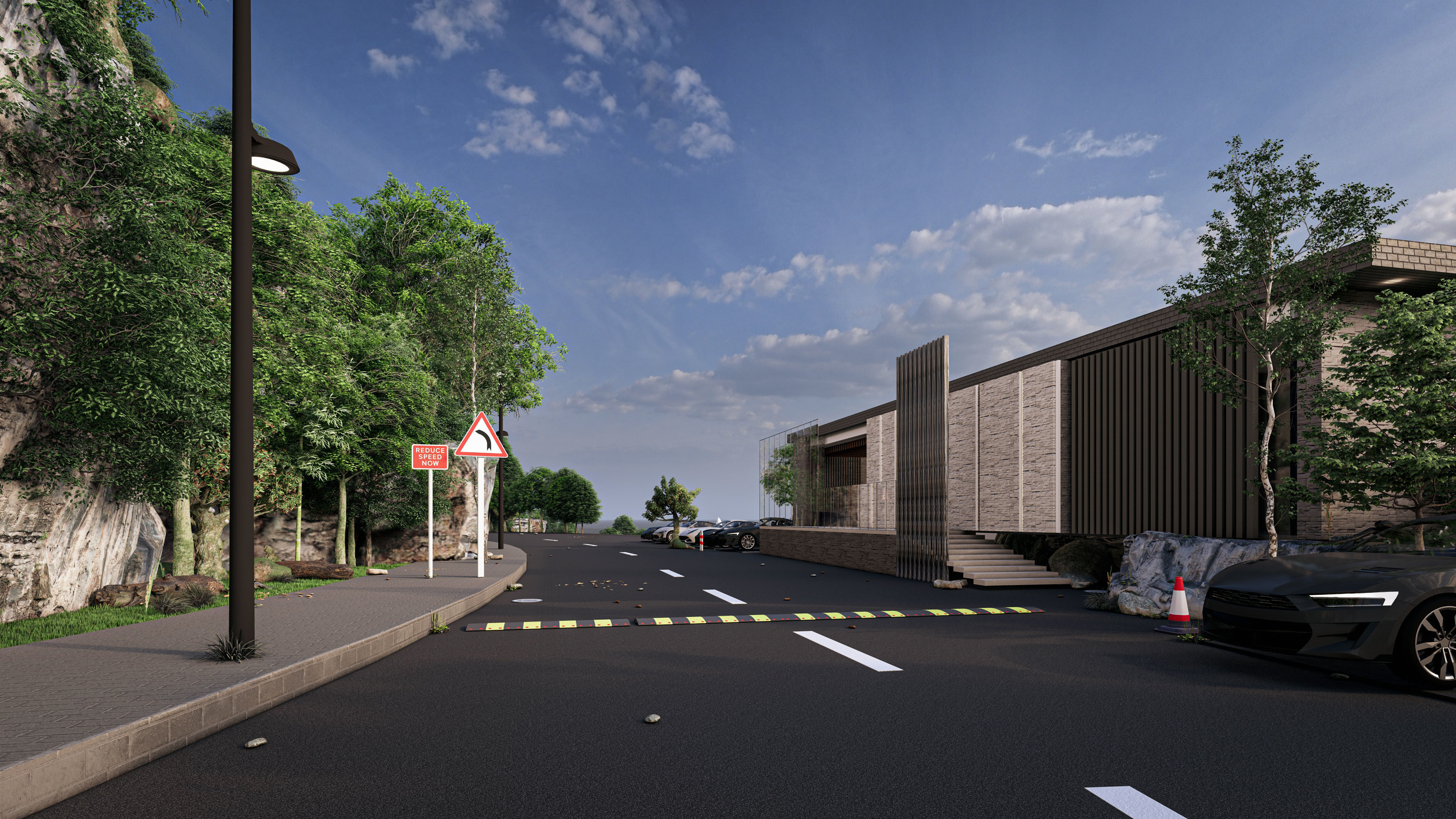 Cliffside Restaurant Bar Fully Furnished 3D Model Low-poly 3D model_13