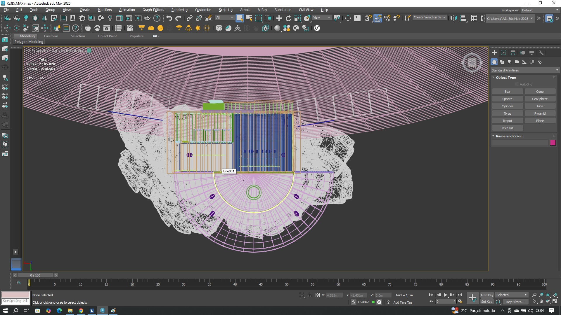 Cliffside Restaurant Bar Fully Furnished 3D Model Low-poly 3D model_20