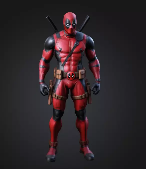 deadpool 3D print model