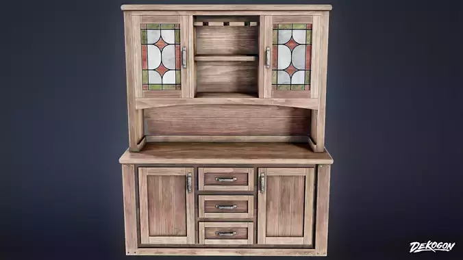 DIVE BAR - Cabinet 01 - LOW POLY