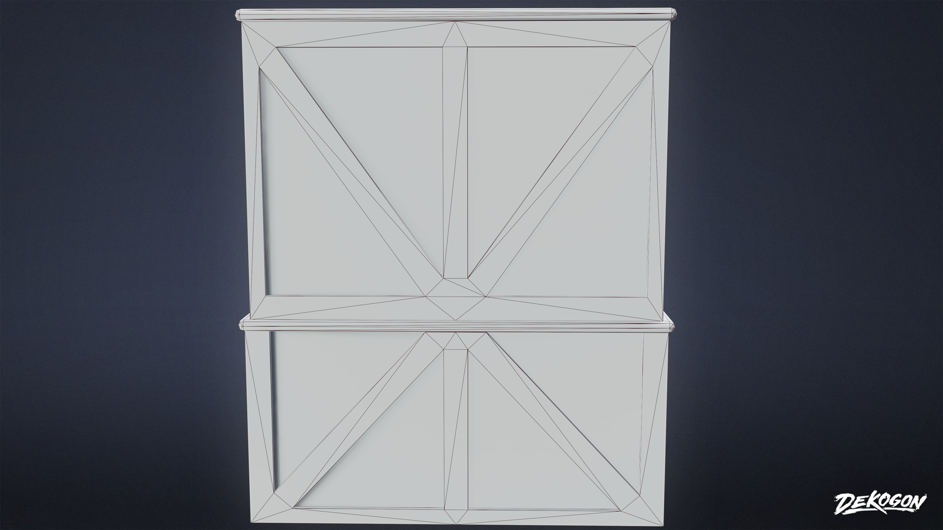 DIVE BAR - Cabinet 01 - LOW POLY Low-poly 3D model_9