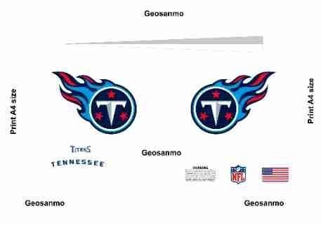 Printable High Resolution NFL Helmet Decals Pack 8 3D print model_3