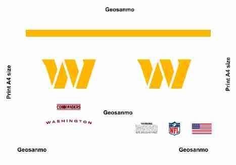 Printable High Resolution NFL Helmet Decals Pack 8 3D print model_5