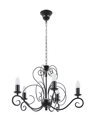 Mauro 5xE14 classic chandelier