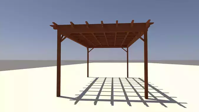 WOODEN TENT OUT SIDE 